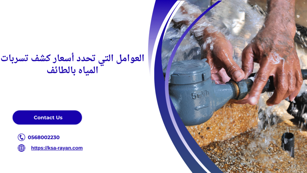 شركة كشف تسربات المياه بالطائف