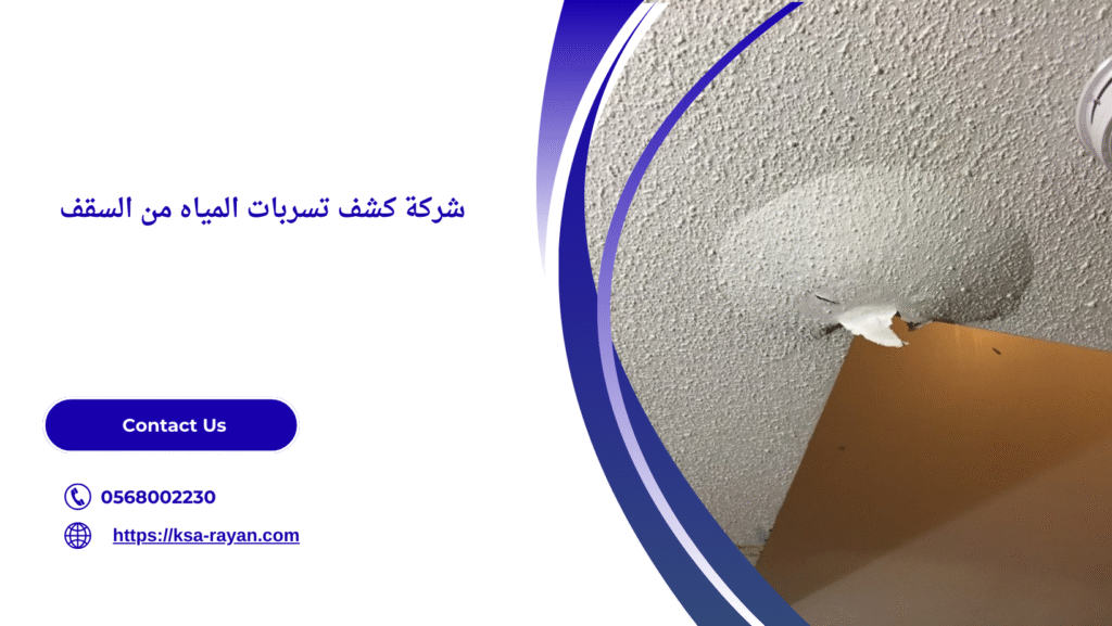 تسربات المياه من السقف