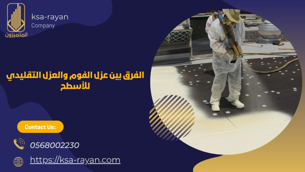 شركات عزل الاسطح بالفوم